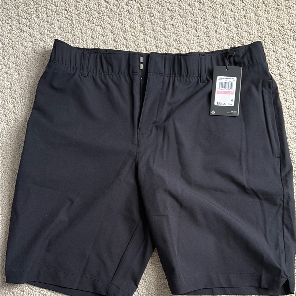 Under Armour Black Flat Front Shorts